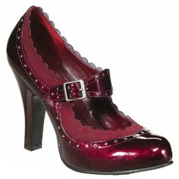 mossimo red velda mj oxford pumps [more of a burgundy]